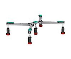 Mepa pieds de bac de douche BW-5 150 130 Maxi avec annonces pour les receveurs de douche en acier / acrylique 80-100cm