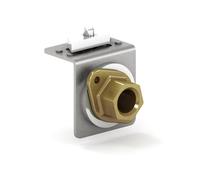 MEPA Tôle de raccordement d'eau pour montage latéral, 546006,