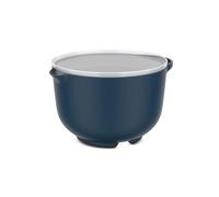 Mepal - 102305018100 - Bol de Préparation plus Couvercle Chef It, Base Antidérapante, Résiste au Micro-Ondes et au Lave-Vaisselle, Matériau Résistance aux Chocs Supporte Jusqu'À 110°C, 1500 ml, Navy