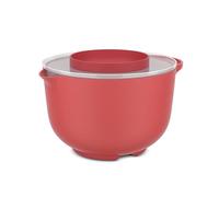 Mepal - 102306076900 - Bol de Préparation plus Couvercle Chef It, Base Antidérapante, Résiste au Micro-Ondes et au Lave-Vaisselle, Matériau Résistance aux Chocs Supporte Jusqu'À 110°C, 3000 ml, Coral