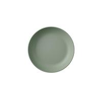 Mepal Assiette creuse Silueta - Plastique, 21 cm, lave-vaisselle & micro-ondes - Nordic sage