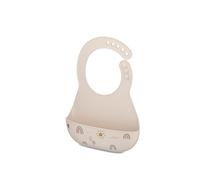 Mepal - Bavoir Mio - Fermetures ajustables pour un meilleur confort - Poche profonde pour recueillir les aliments - Passe au lave-vaisselle - Sans BPA - Sunshine & Rainbow