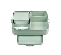Mepal Bento Lunch Box Large - Boite dejeuner - Pour 4 Sandwiches ou 8 Tranches de Pain - Lunchbox pour Sandwichs, Petits Snacks et Restes - Snack & Déjeuner - Nordic sage