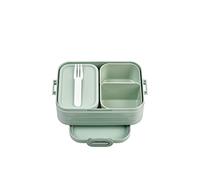 Mepal Bento Lunch Box Midi - Boite dejeuner - Pour 2 Sandwiches ou 4 Tranches de Pain - Lunchbox pour Sandwichs, Petits Snacks et Restes - Snack & Déjeuner - Nordic sage