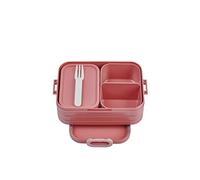 Mepal Bento Lunch Box Midi - Boite dejeuner - Pour 2 Sandwiches ou 4 Tranches de Pain - Lunchbox pour Sandwichs, Petits Snacks et Restes - Snack & Déjeuner - Vivid mauve