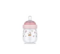 Mepal - Biberon Mio Little Dutch, Capuchon Transparent pour le Rangement, Anti-Colique, Conception Spiralée pour Éviter les Obstructions, Silicone de Grade Médical, 165 ml, Fairy Garden