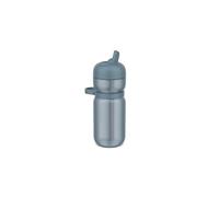 Mepal Bidon de sport Flip – Étanche (position fermée), paille intégrée, poignée – 600 ml Frost Blue