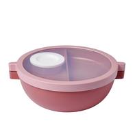 Mepal, Boîte à bento Basique Vita, Boîte à repas avec compartiments, Plateau à vinaigrette et plateau, Bento lunch box, Boîte à salade, 1500 ml, Vivid mauve