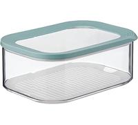 Mepal Boîte à fromage Modula - 2000 ml - Boîte de réfrigérateur pour fromage et tranches de fromage - Avec insert anti-condensation - Passe au lave-vaisselle, vert nordique, 22,4 x 16 x 8,6 cm