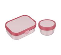 Mepal Boîte à fruits et bento pour enfants - Campus Meets Fruits - Passe au lave-vaisselle et sans BPA - 300 et 750 ml - Avec compartiments, fourchette et fermeture à clip - Parfait pour les