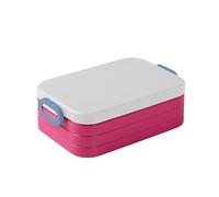 Mepal - Boîte à repas Take a Break Midi - Boîte à pain à emporter - Pour 2 sandwichs ou 4 tranches de pain - Boîte de préparation de repas - Boîte à lunch avec compartiments - Passe au lave-vaisselle