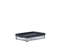 Mepal Boîte Conservation Jambon à 1 couche - Boîte Rangement Frigo avec Couvercle - Rangement Frigo Charcuterie - Récipient pour le L'organisation de la Cuisine - 500 ml - Black