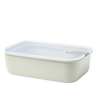 Mepal - Boîte de conservation alimentaire EasyClip - Boîte de rangement avec couvercle et fermeture à pression - Pour le micro-ondes, le four à vapeur et le congélateur - 1500 ml - Nordic white