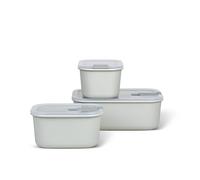 Mepal - Boîte de conservation alimentaire EasyClip - Boîte de rangement avec couvercle et fermeture à pression - Pour le micro-ondes, le four à vapeur et le congélateur - 1000 ml - Nordic white