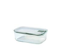 Mepal - Boîte de conservation alimentaire en verre EasyClip - Boîte de rangement en verre avec couvercle et fermeture à pression - Convient pour le micro-ondes, le four et le congélateur - 1000 ml