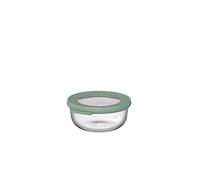 Mepal - Boîte de Conservation Ronde en Verre Cirqula - Résistant à la Chaleur - Convient pour Four, Micro-ondes, Congélateur et Lave-vaisselle - Boite Alimentaire Verre - 350 ml - Nordic sage
