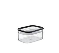 Mepal - Boîte pour réfrigérateur 2 pièces Modula - Rangement - Convient pour la conservation du fromage et de la viande - Rangement Cuisine - 550 plus 2000 ml - Black