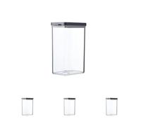 Mepal Boîte Rangement Cuisine - Boîte Conservation Alimentaire avec Couvercle - Rangement et Organisation de Cuisine - Boite Hermétique Alimentaire, Empilable & Lave-vaisselle - 2000 ml - Black