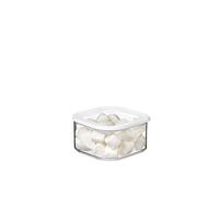 Mepal Boîte Rangement Cuisine Carrée - Boîte de Stockage Transparente avec Couvercle - Rangement et Organisation de Cuisine - Boite Hermétique Alimentaire & Empilable - 1250 ml - White