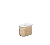 Rosti Mepal - Boîte rangement cuisine rectangulaire 1000 ml - transparente, hermétique, empilable - blanc