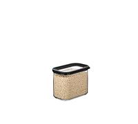 Rosti Mepal Boîte de rangement rectangulaire 1000 ml – transparente, hermétique, empilable, noir