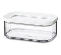 Rosti Mepal Boîte de rangement rectangulaire 425 ml, transparente, hermétique, empilable – Blanc