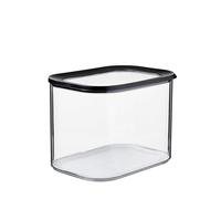 Mepal Boîte Rangement Cuisine Rectangulaires XL - Boîte de Stockage Transparente avec Couvercle - Rangement et Organisation de Cuisine - Boite Hermétique Alimentaire & Empilable - 4500 ml - Black
