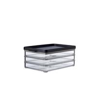 Mepal boîte réfrigérateur omnia coupe 3 couches - noir