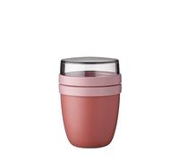Mepal bol muesli a emporter - Mini - Pratique comme Pot de Yaourt et de Muesli - Compartiments Séparés - Convient au Congélateur, au Micro-ondes et au Lave-vaisselle - 300 ml + 120 - Vivid mauve
