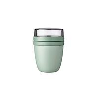Rosti Mepal Bol muesli à emporter – Compartiments séparés – 500+200 ml – Nordic sage