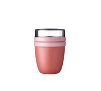 Mepal bol muesli a emporter - Pratique comme Pot de Yaourt et de Muesli - Compartiments Séparés - Convient au Congélateur, au Micro-ondes et au Lave-vaisselle - 500 ml + 200 - Vivid mauve
