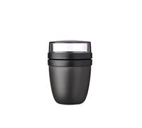 Rosti Mepal Bol muesli à emporter – Compartiments séparés – 500+200 ml – Nordic black