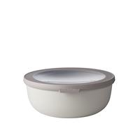 Mepal - Bol multi-usage Cirqula - Nordic white - capacité 1250 ml - couvercle amovible - incassable - étanche - stockage au congélateur, stockage à froid - passe au lave-vaisselle