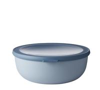 Mepal - Bol Multifonction Cirqula Rond - Boîte Conservation Alimentaire avec Couvercle - Convient comme Boîte de Hermétique pour le Réfrigérateur, Micro-ondes & Congélateur - 2250 ml - Nordic blue