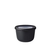 Mepal - Bol Multifonction Cirqula Rond - Boîte Conservation Alimentaire avec Couvercle - Convient comme Boîte de Hermétique pour le Réfrigérateur, Micro-ondes & Congélateur - 500 ml - Nordic black