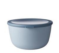 Mepal - Bol Multifonction Cirqula Rond - Boîte Conservation Alimentaire avec Couvercle - Convient comme Boîte de Hermétique pour le Réfrigérateur, Micro-ondes & Congélateur - 3000 ml - Nordic blue