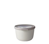 Mepal - Bol Multifonction Cirqula Rond - Boîte Conservation Alimentaire avec Couvercle - Convient comme Boîte de Hermétique pour le Réfrigérateur, Micro-ondes & Congélateur - 500 ml - Nordic white