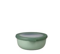 Mepal - Bol multi-usage Cirqula - Nordic sage - capacité 750 ml - couvercle amovible - incassable - étanche - stockage au congélateur, stockage à froid - passe au lave-vaisselle
