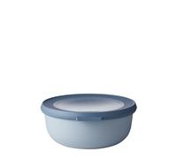 Mepal - Bol Multifonction Cirqula Rond - Boîte Conservation Alimentaire avec Couvercle - Convient comme Boîte de Hermétique pour le Réfrigérateur, Micro-ondes & Congélateur - 750 ml - Nordic blue