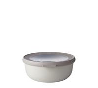 Mepal - Bol multi-usage Cirqula - Nordic white - capacité 750 ml - couvercle amovible - incassable - étanche - stockage au congélateur, stockage à froid - passe au lave-vaisselle