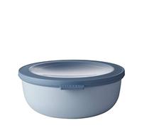 Mepal - Bol Multifonction Cirqula Rond - Boîte Conservation Alimentaire avec Couvercle - Convient comme Boîte de Hermétique pour le Réfrigérateur, Micro-ondes & Congélateur - 1250 ml - Nordic blue
