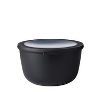 Mepal - Bol Multifonction Cirqula Rond - Boîte Conservation Alimentaire avec Couvercle - Convient comme Boîte de Hermétique pour le Réfrigérateur, Micro-ondes & Congélateur - 2000 ml - Nordic black