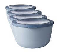 Mepal - Bol Multifonction Cirqula Rond - Boîte Conservation Alimentaire avec Couvercle - Convient comme Boîte de Hermétique pour le Réfrigérateur, Micro-ondes & Congélateur - 2000 ml - Nordic blue
