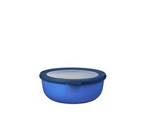 Mepal - Bol Multifonction Cirqula Rond - Boîte Conservation Alimentaire avec Couvercle - Convient comme Boîte de Hermétique pour le Réfrigérateur, Micro-ondes & Congélateur - 1250 ml - Vivid blue