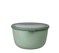 Mepal - Bol Multifonction Cirqula Rond - Boîte Conservation Alimentaire avec Couvercle - Convient comme Boîte de Hermétique pour le Réfrigérateur, Micro-ondes & Congélateur - 2000 ml - Nordic sage