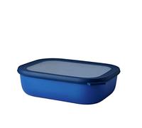 Mepal - Bol Multifonction Rectangulaire - Boîte Conservation Alimentaire avec Couvercle - Convient comme Boîte de Hermétique pour le Réfrigérateur, Micro-ondes & Congélateur - 2000 ml - Vivid blue