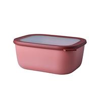 Mepal - Bol Multifonction Rectangulaire - Boîte Conservation Alimentaire avec Couvercle - Convient comme Boîte de Hermétique pour le Réfrigérateur, Micro-ondes & Congélateur - 3000 ml - Vivid mauve