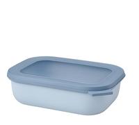 Mepal - Bol Multifonction Rectangulaire - Boîte Conservation Alimentaire avec Couvercle - Convient comme Boîte de Hermétique pour le Réfrigérateur, Micro-ondes & Congélateur - 1000 ml - Nordic blue