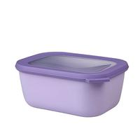Mepal - Bol multi-usage rectangulaire Cirqula - Nordic lilac - capacité 1500 ml - couvercle amovible - incassable - étanche - stockage au congélateur, stockage à froid - passe au lave-vaisselle