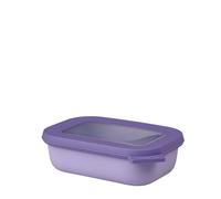 Mepal - Bol multi-usage rectangulaire Cirqula - Nordic lilac - capacité 500 ml - couvercle amovible - incassable - étanche - stockage au congélateur, stockage à froid - passe au lave-vaisselle